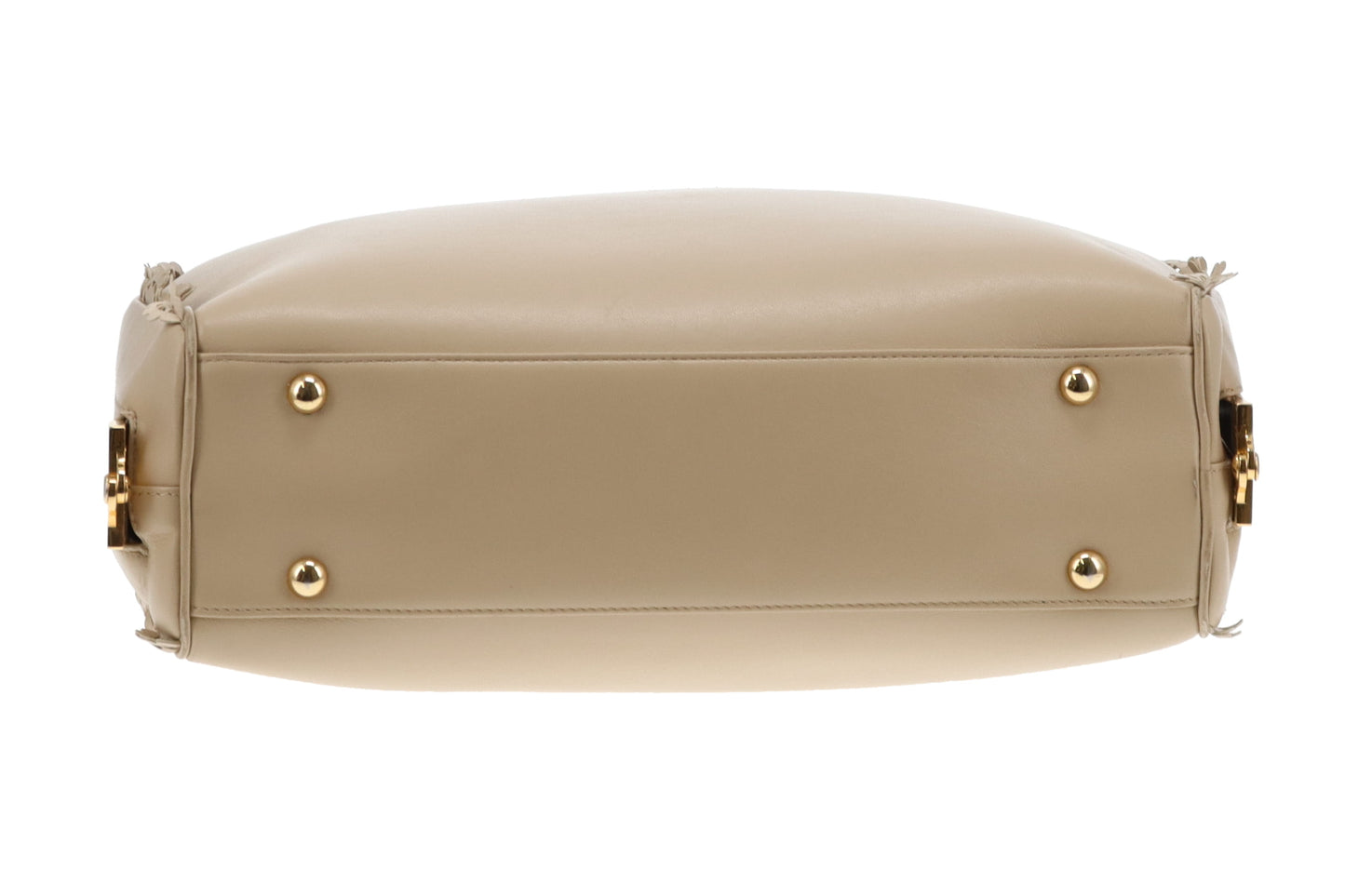 Simone Rocha Scallop Trim Frame Tote Nude