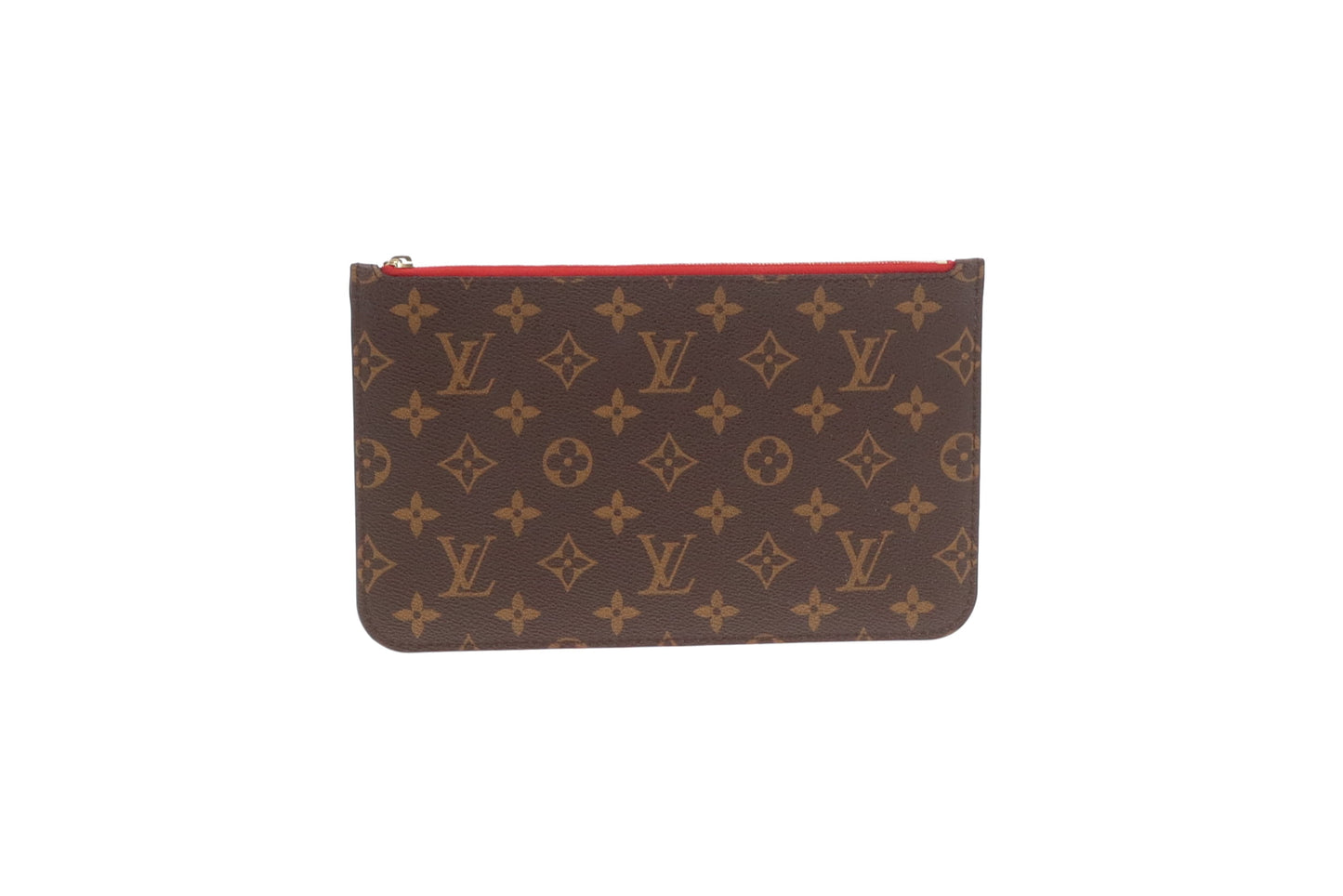 Louis Vuitton Neverfull Pochette Monogram and Red MM0271 - 2021