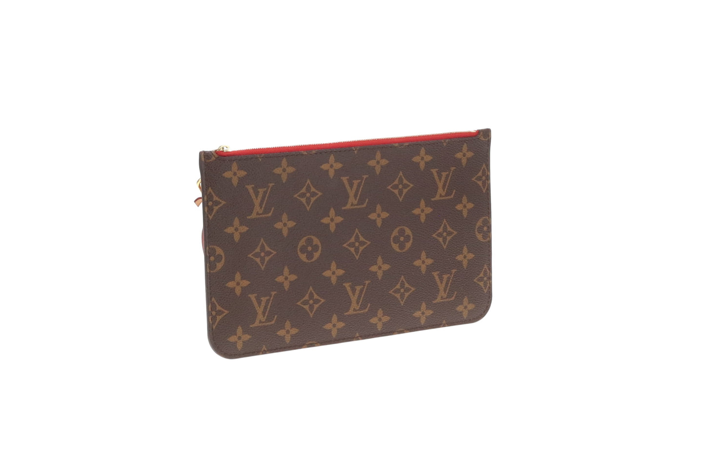 Louis Vuitton Neverfull Pochette Monogram and Red MM0271 - 2021