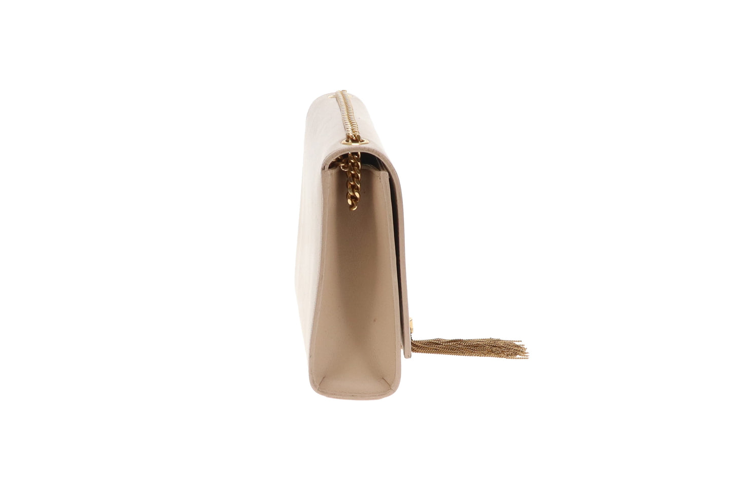 Saint Laurent Kate Tassle Bag Beige Smooth Leather GHW 2016