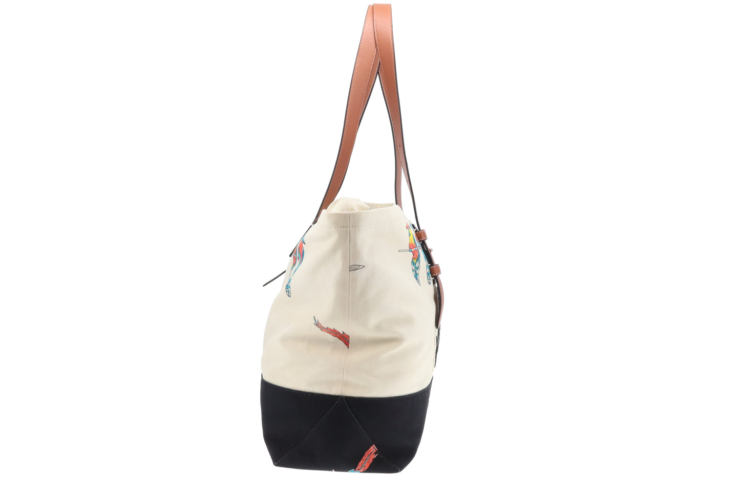 Loewe Paula's Ibiza Parrots Canvas Zipped Tote