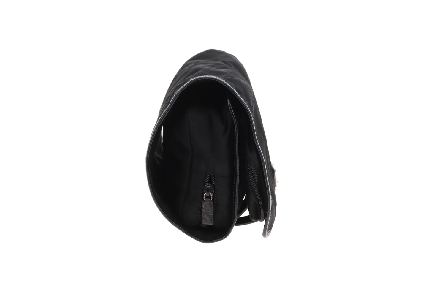 Prada Fold Out Wash Bag Black Nylon