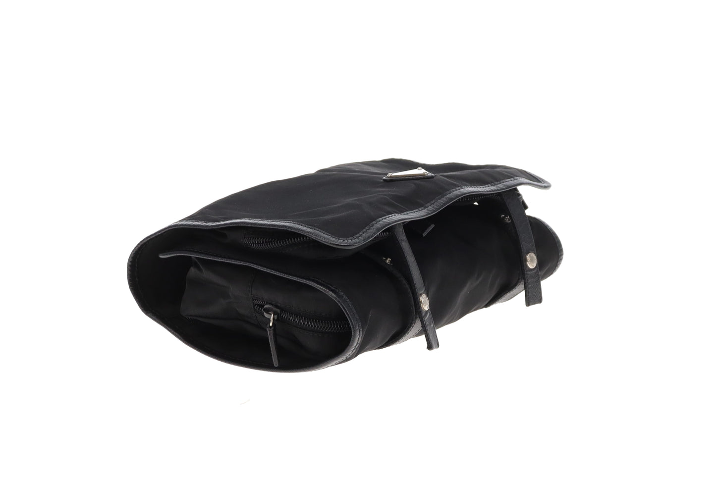Prada Fold Out Wash Bag Black Nylon