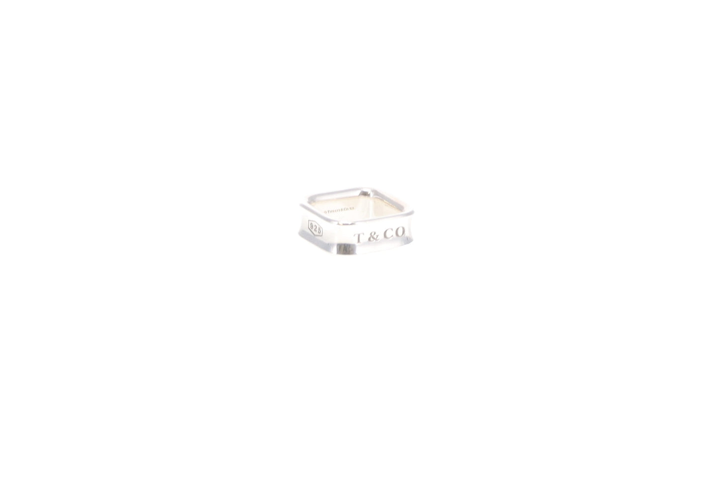 Tiffany & Co Since 1837 Square Ring (size 48)