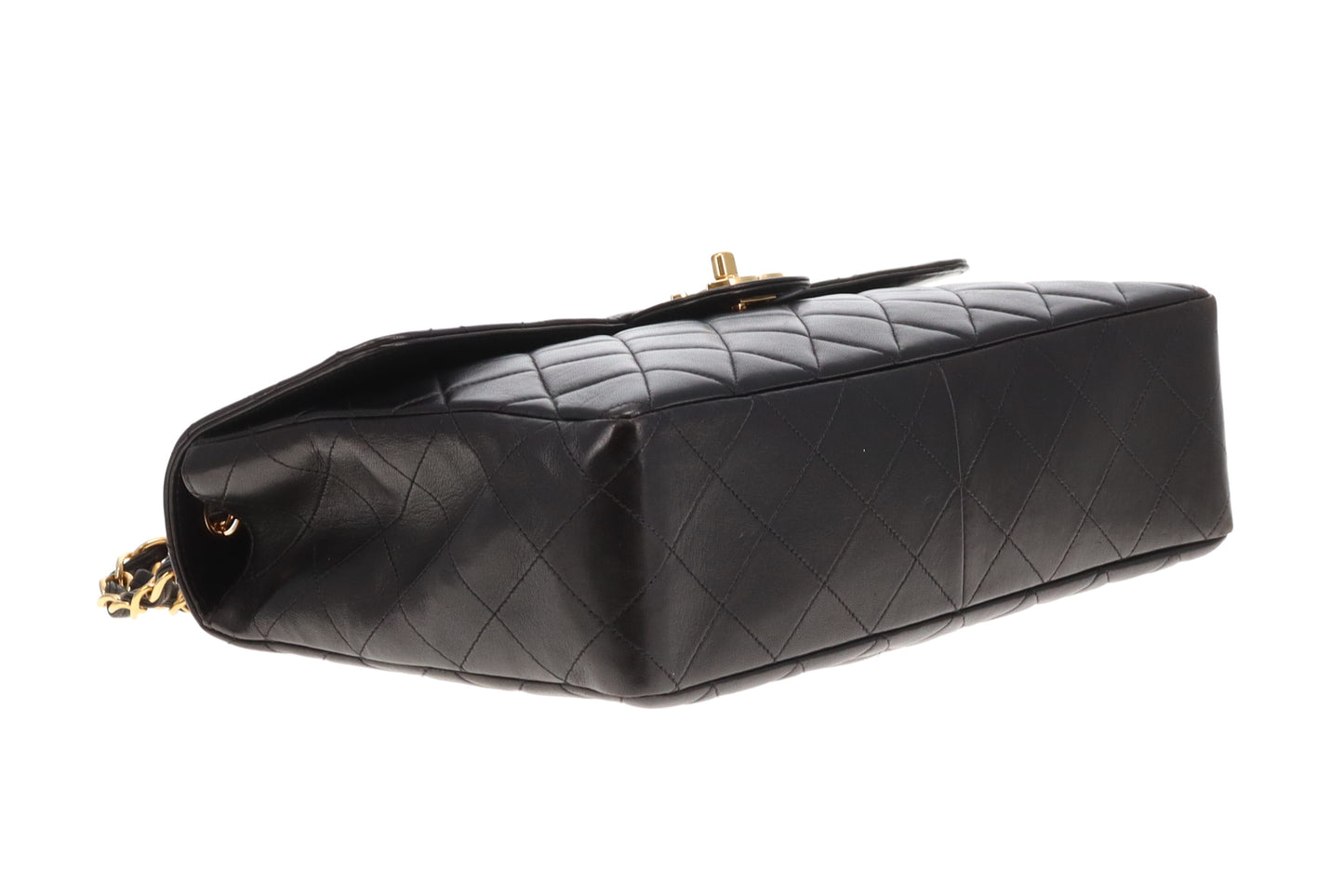 Chanel Classic Jumbo Single Flap Vintage Black Lambskin GHW 96/97