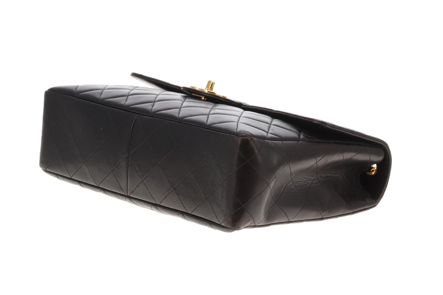 Chanel Classic Jumbo Single Flap Vintage Black Lambskin GHW 96/97