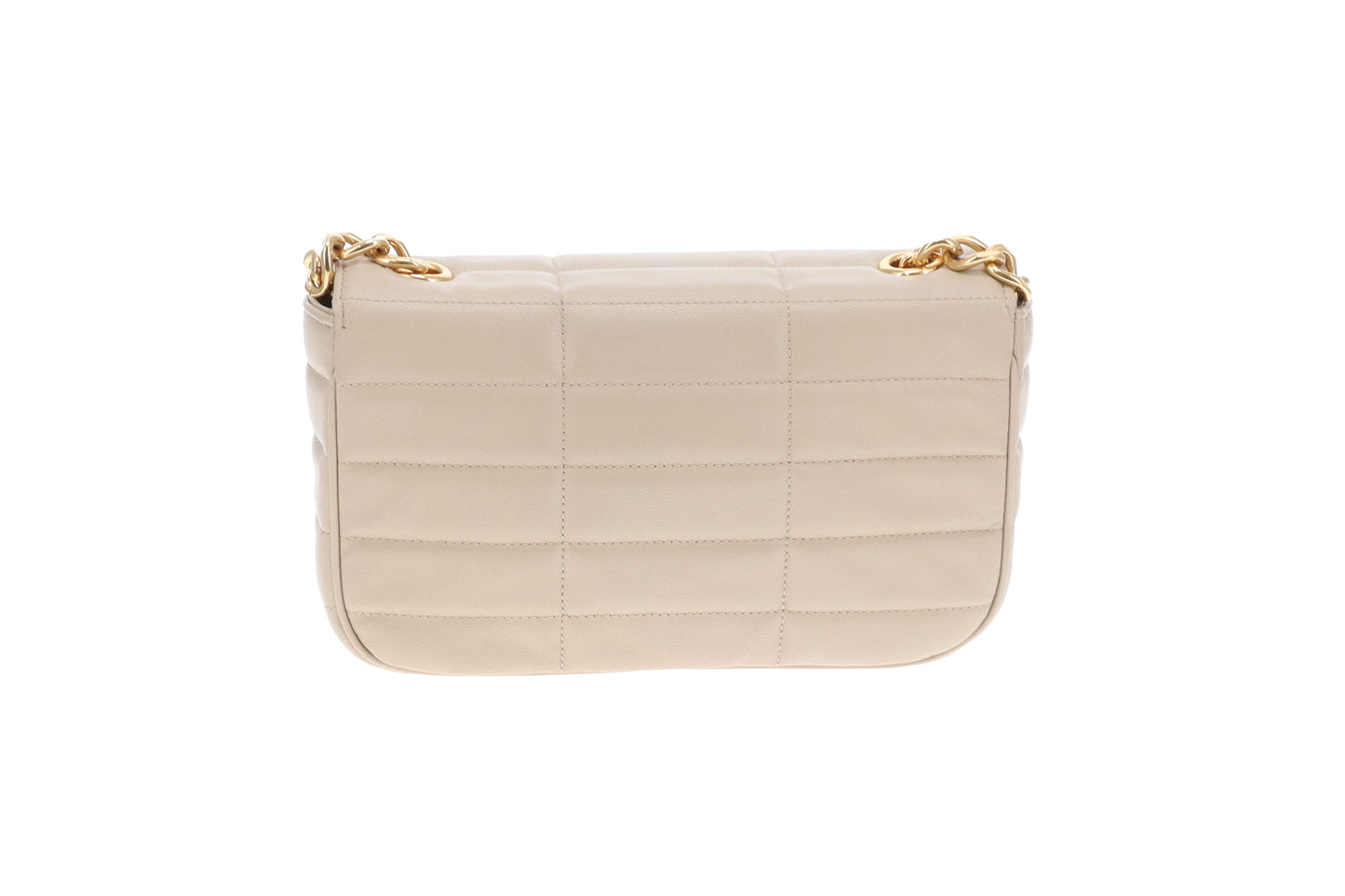 Celine Chain Shoulder Bag Beige GHW