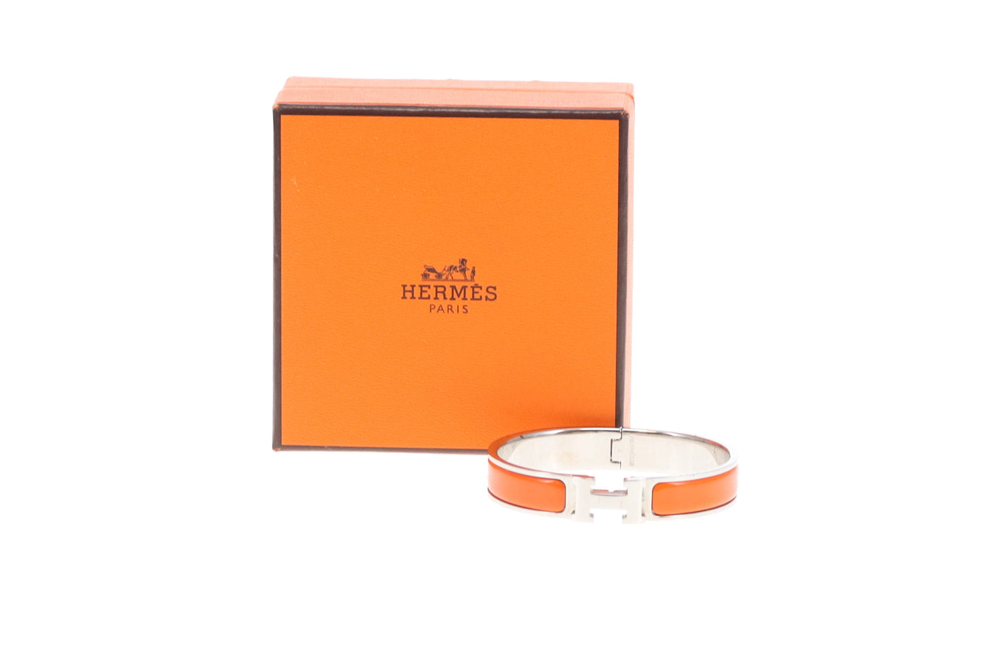 Hermes Clic H Orange PHW PM