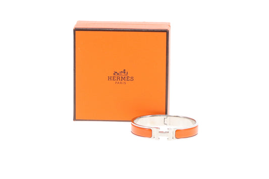 Hermes Clic H Orange PHW PM