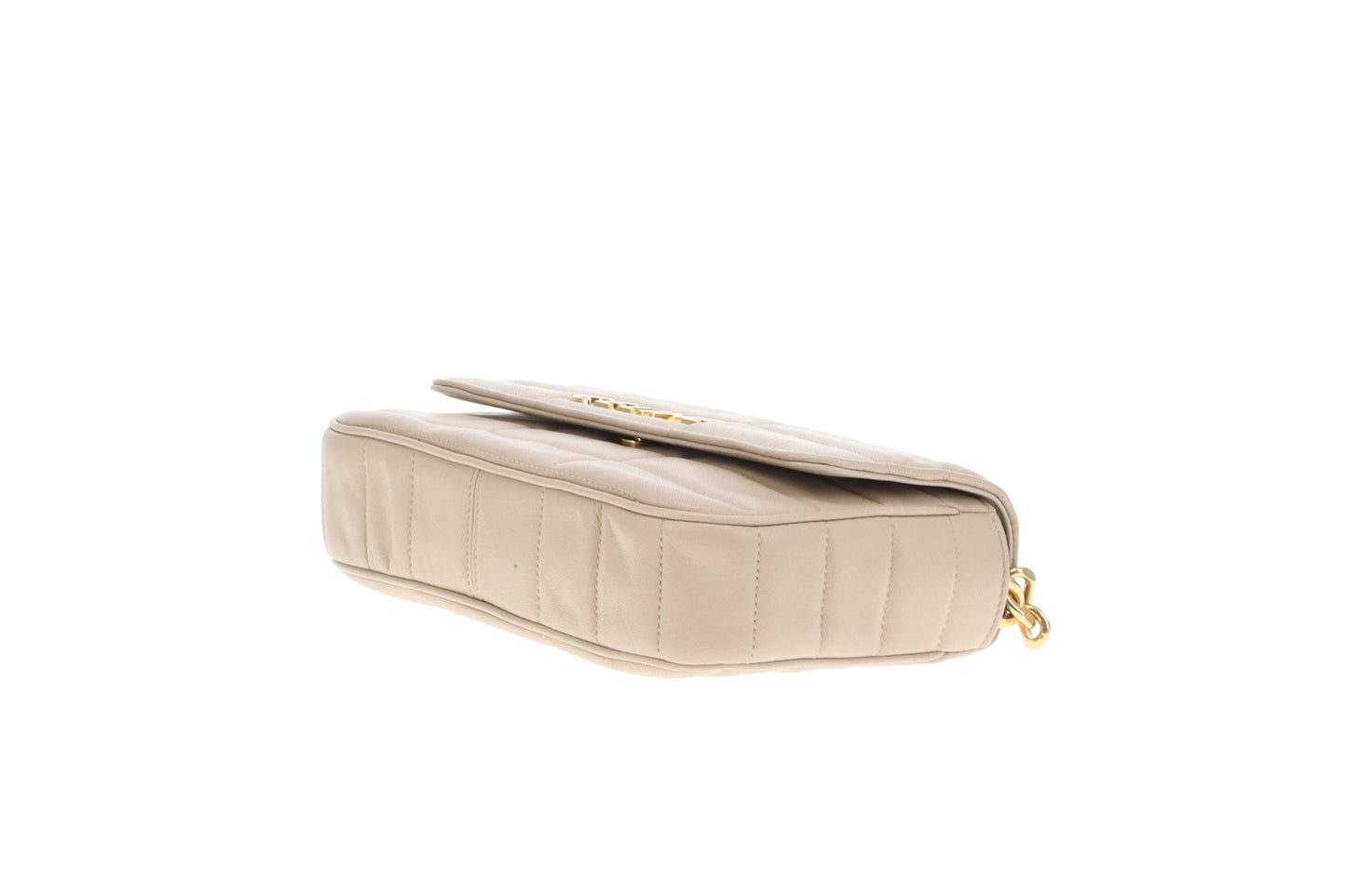 Celine Chain Shoulder Bag Beige GHW