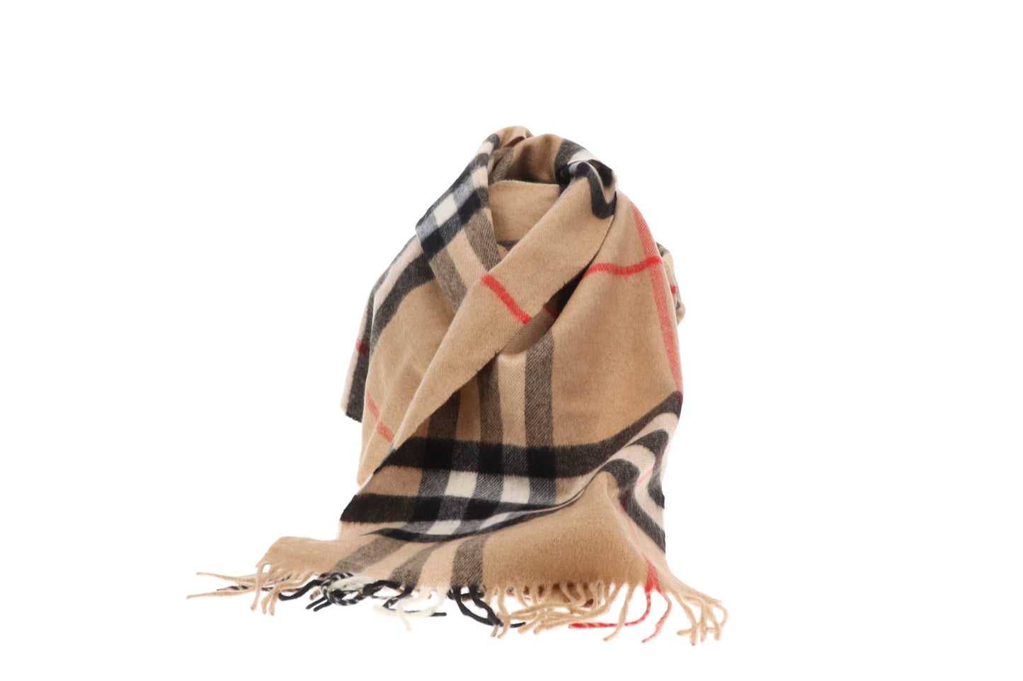 Burberry Cashmere Scarf In Giant Heritage Check