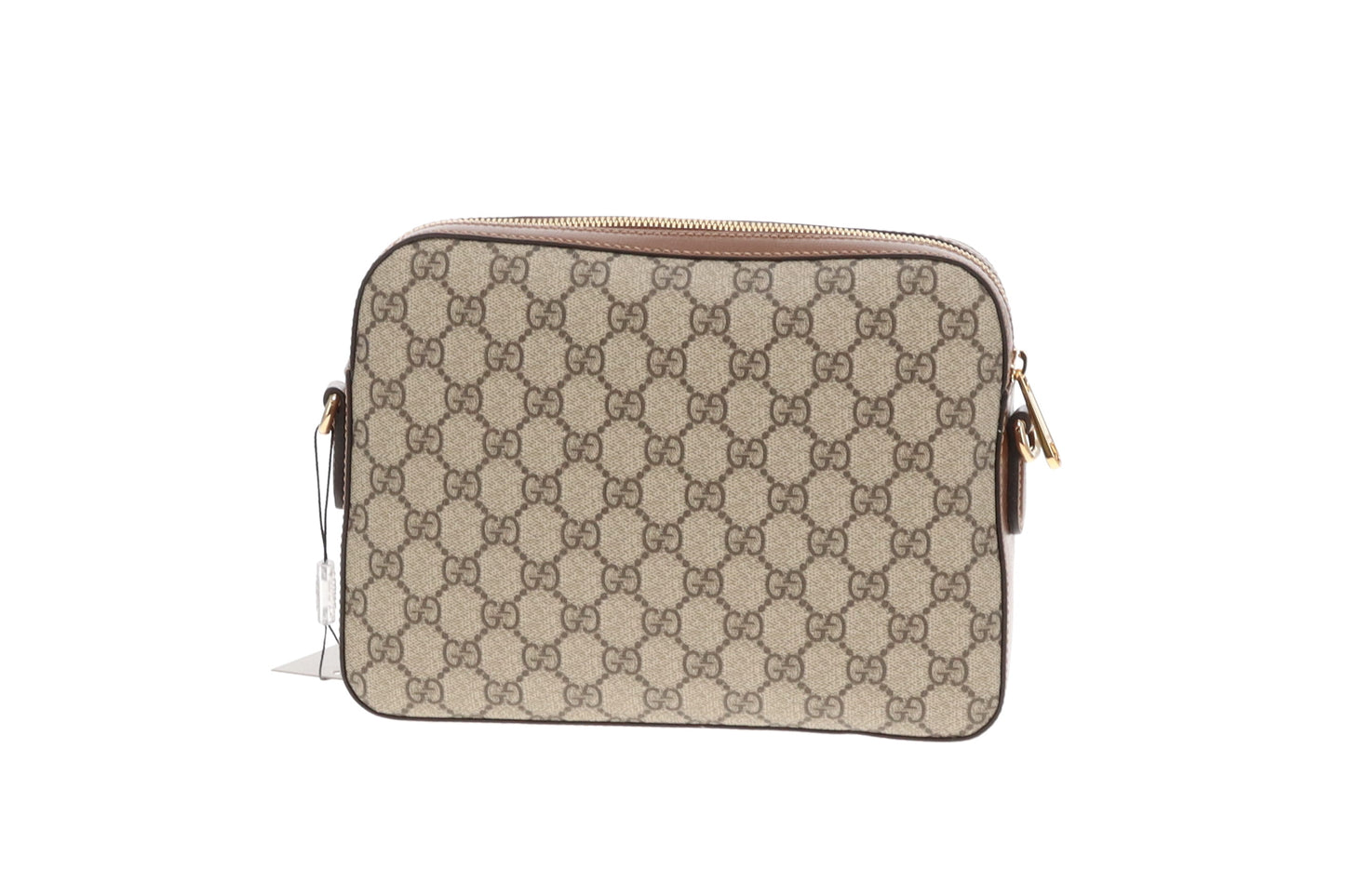 Gucci Interlocking G GG Supreme Messenger Bag Brown