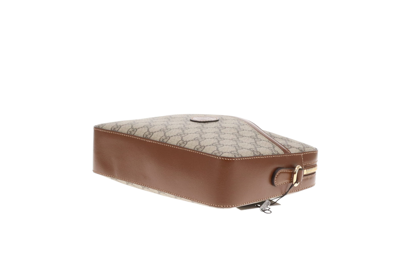 Gucci Interlocking G GG Supreme Messenger Bag Brown