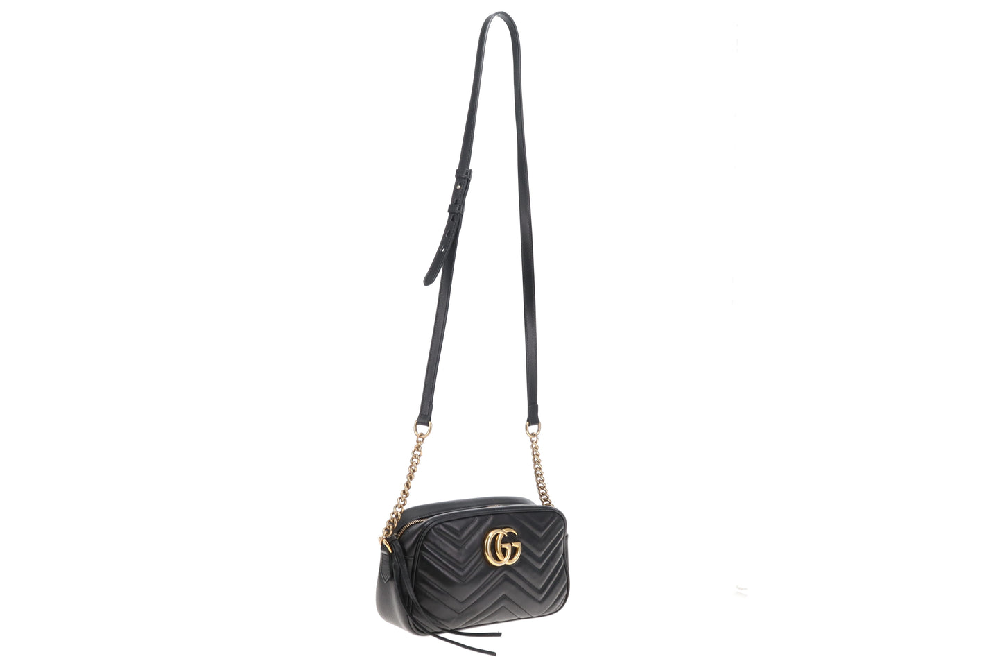 Gucci Marmont Camera Bag Small Black GHW 3