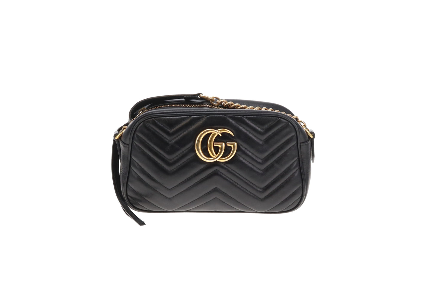 Gucci Marmont Camera Bag Small Black GHW 3
