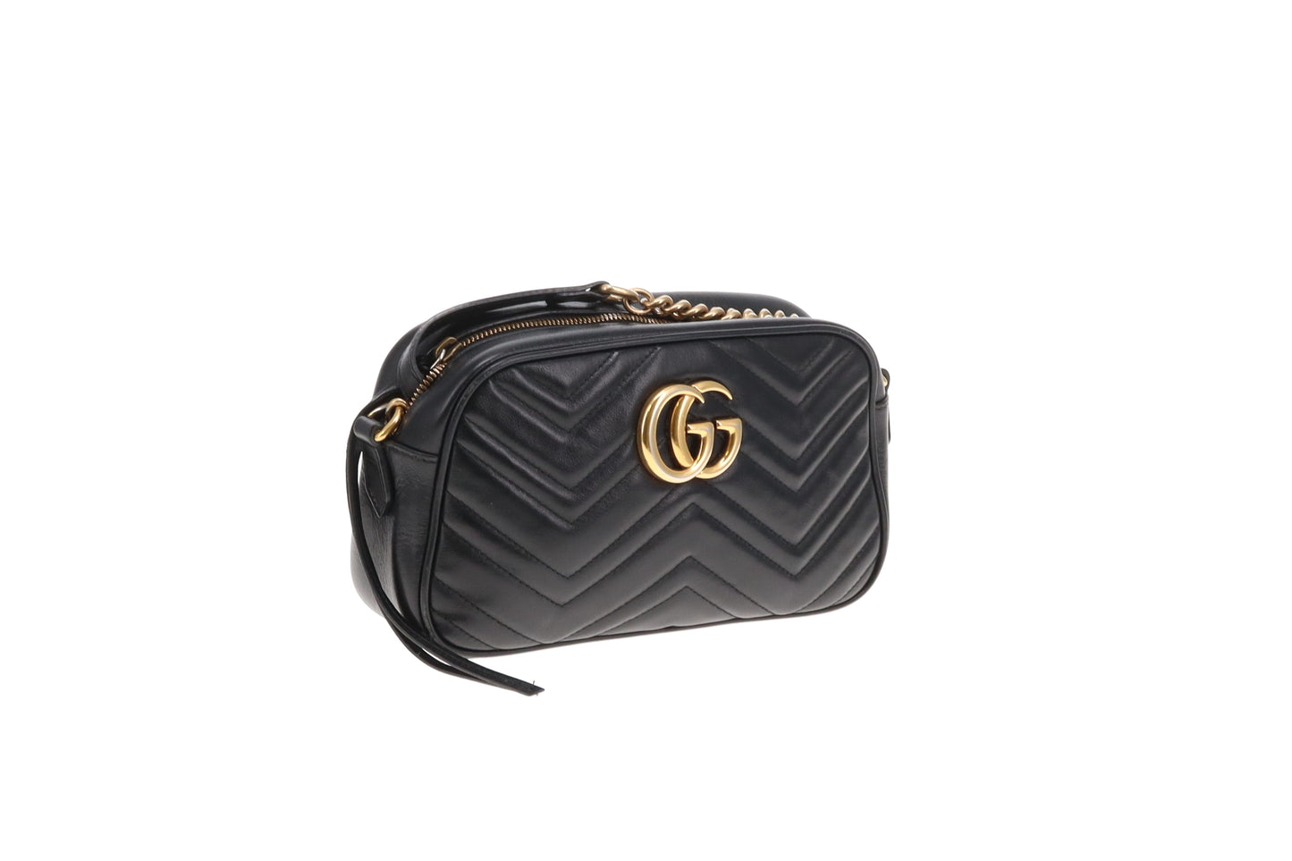 Gucci Marmont Camera Bag Small Black GHW 3