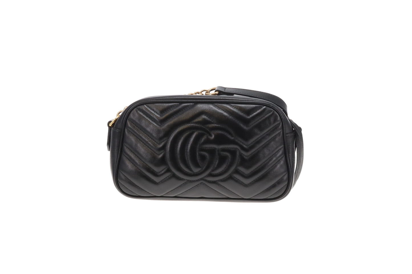 Gucci Marmont Camera Bag Small Black GHW 3