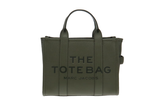 Marc Jacobs Green Leather The Medium Tote Bag