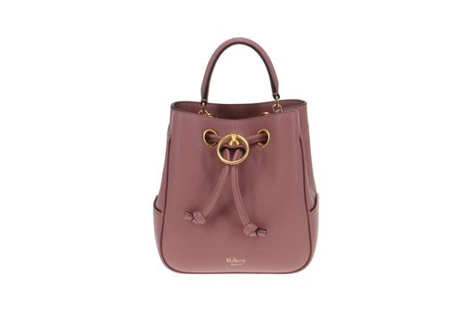 Mulberry Mocha Rose Small Classic Grain Leather Small Hampstead