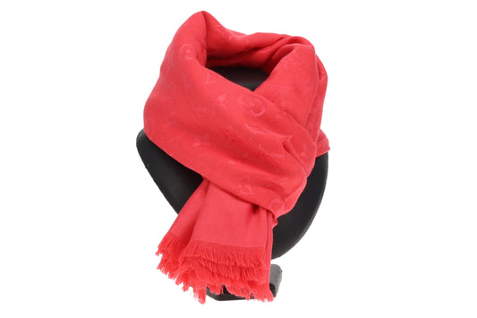 Louis Vuitton Silk & Wool Monogram Shine Shawl