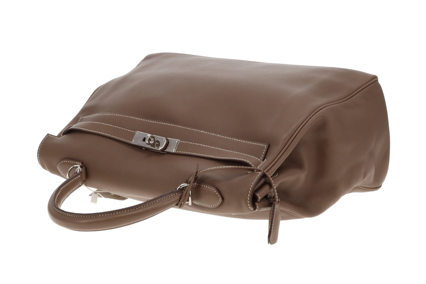 Hermes Kelly 35 Etoupe Swift PHW 2000