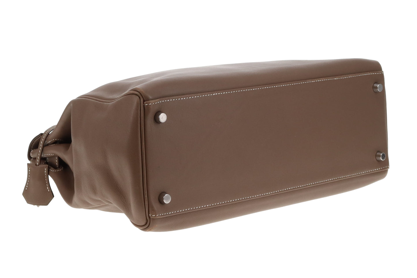 Hermes Kelly 35 Etoupe Swift PHW 2000