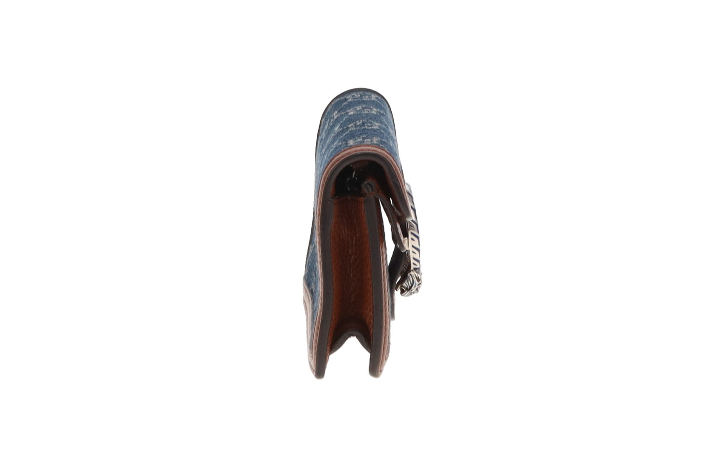Gucci Supermini Dionysus Denim and Brown Leather