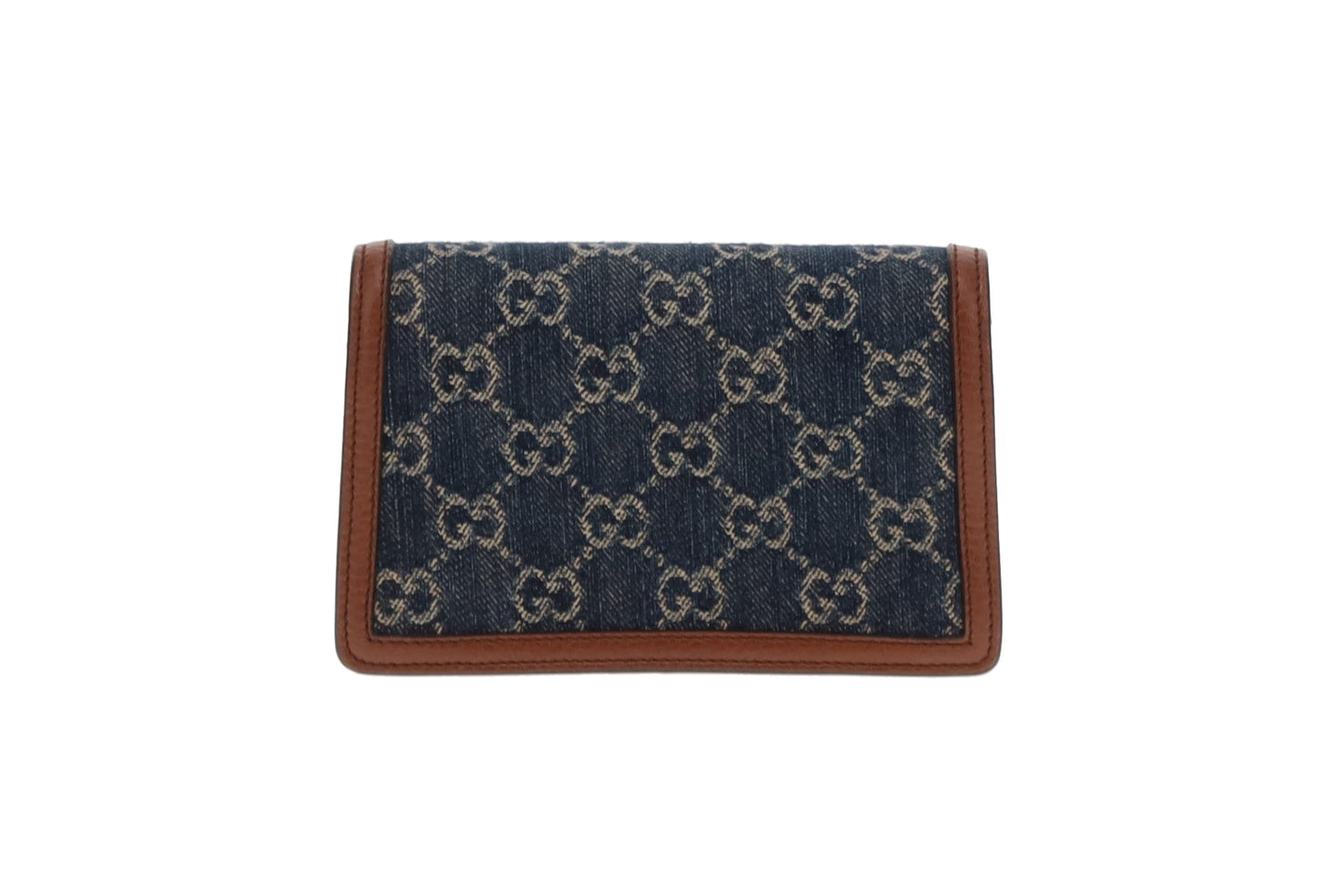 Gucci Supermini Dionysus Denim and Brown Leather