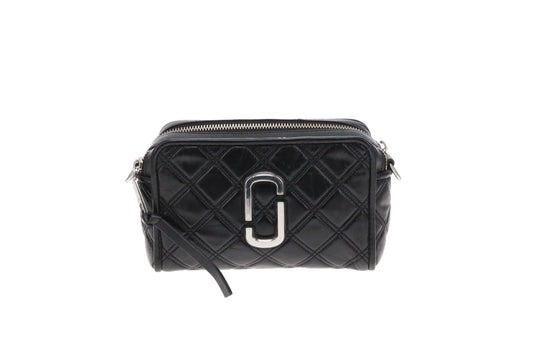 Marc Jacobs The Quilted Softshot Black SHW