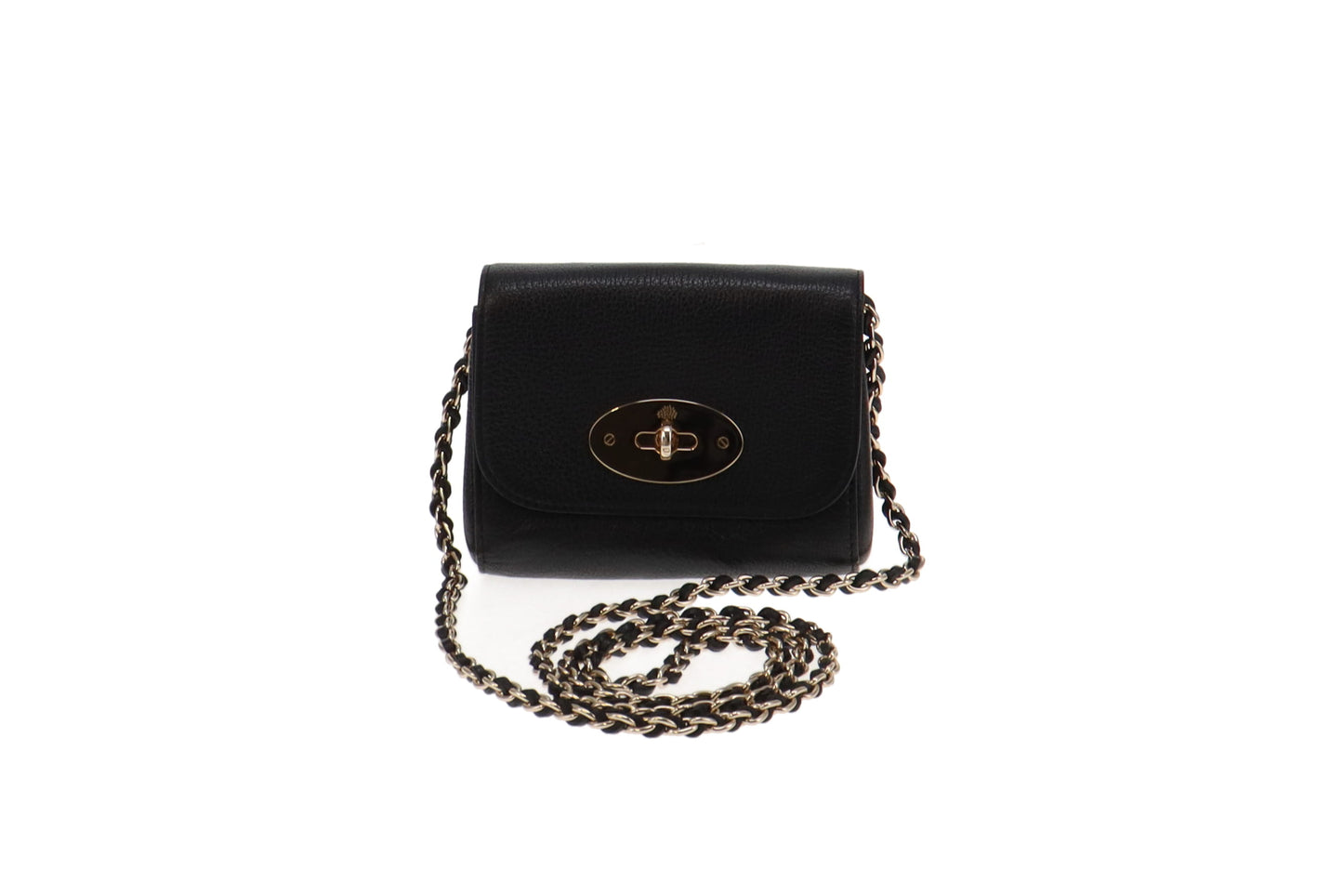 Mulberry Glossy Goat Black Mini Lily