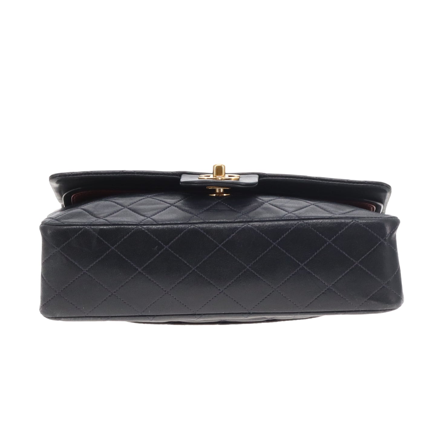 Chanel Classic Double Flap Medium Navy GHW 91/94