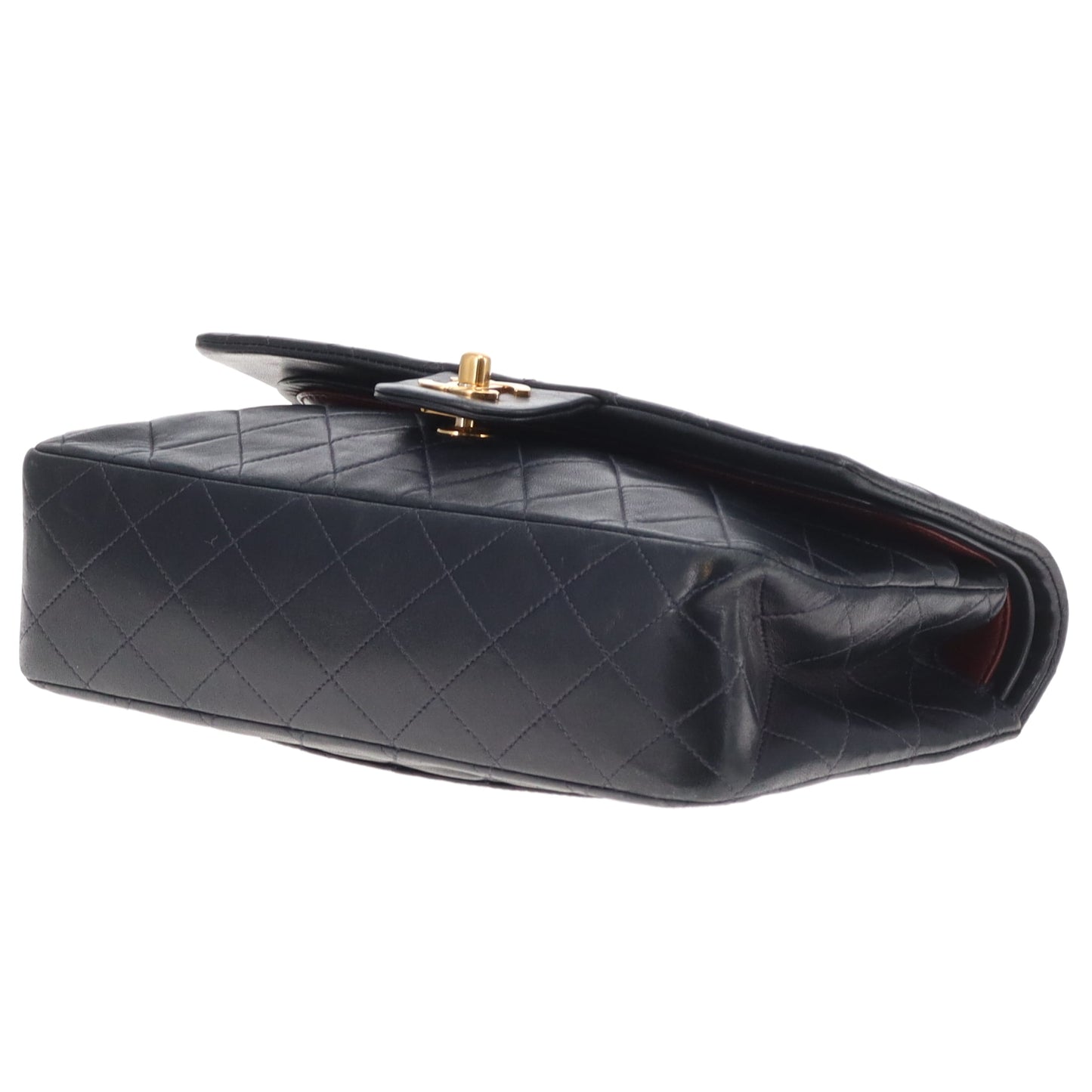 Chanel Classic Double Flap Medium Navy GHW 91/94