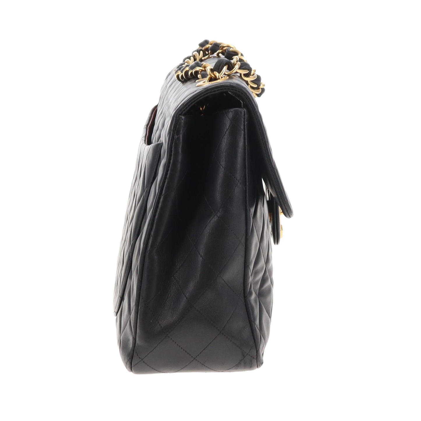 Chanel Classic Jumbo Single Flap Vintage Black GHW 94/96