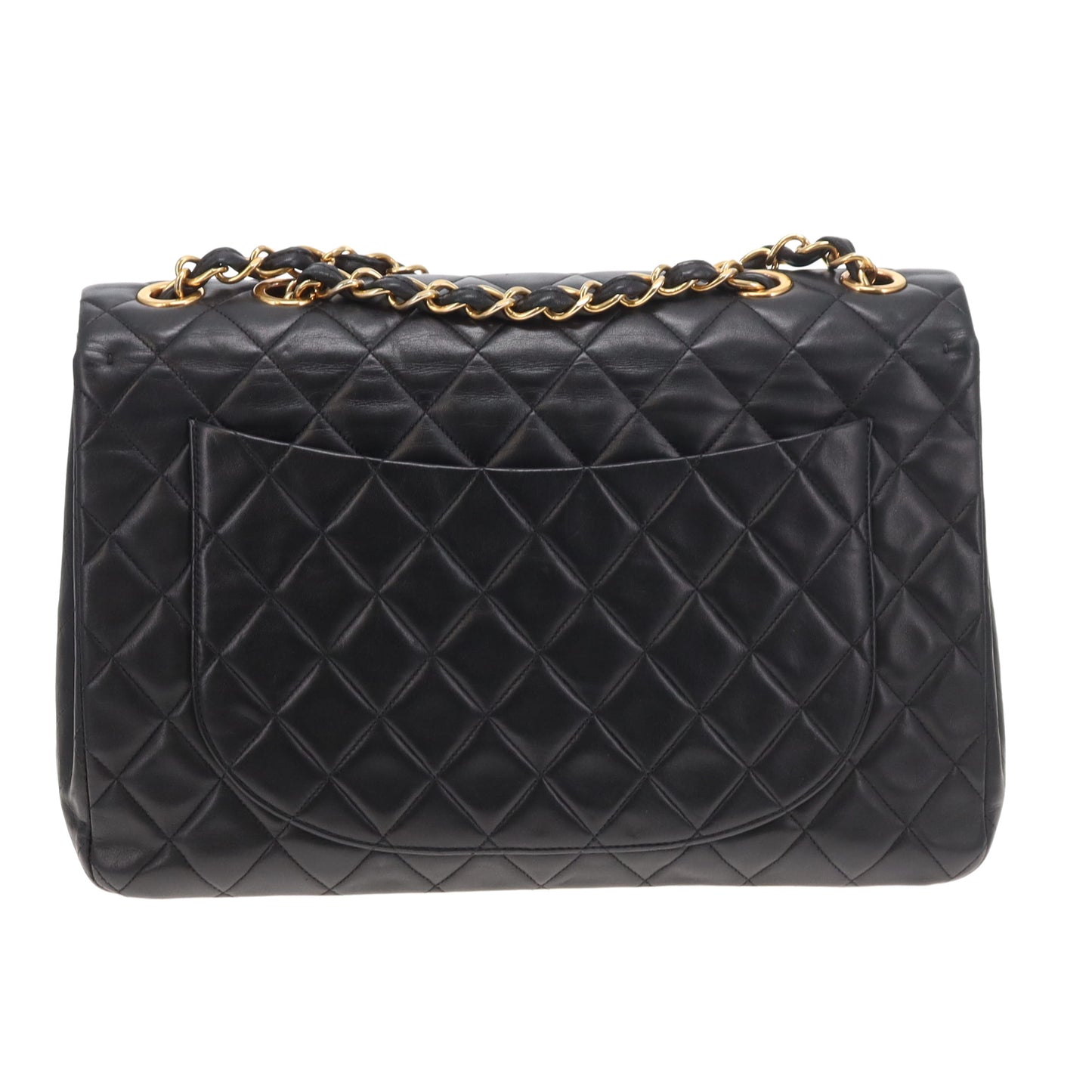 Chanel Classic Jumbo Single Flap Vintage Black GHW 94/96