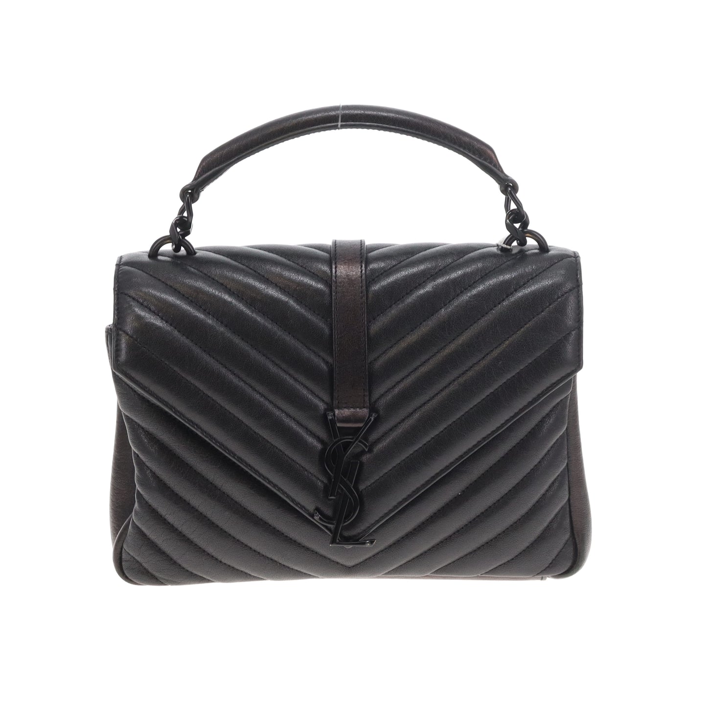 Saint Laurent College Bag Medium DTM Black 2017