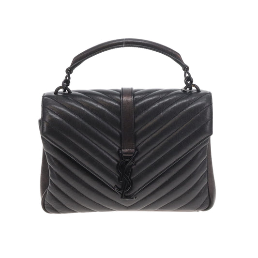 Saint Laurent College Bag Medium DTM Black 2017