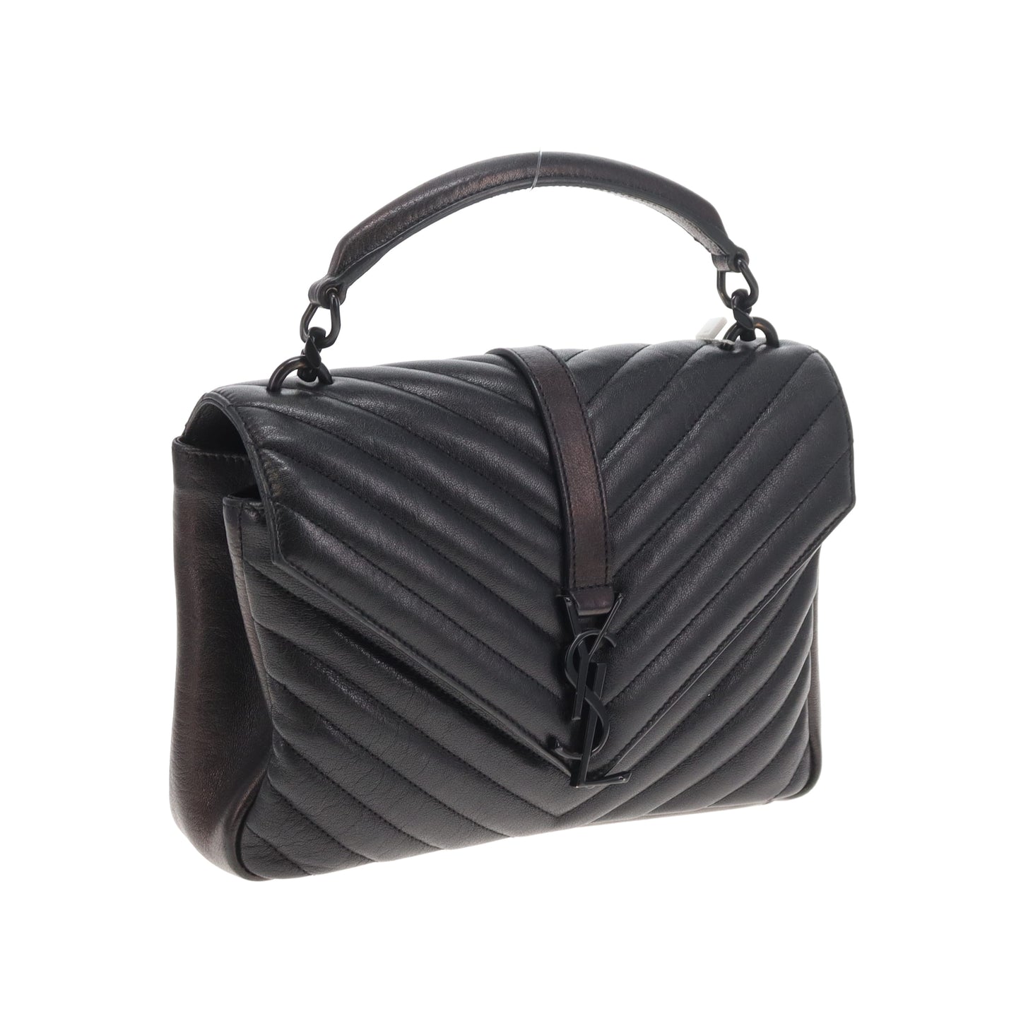 Saint Laurent College Bag Medium DTM Black 2017