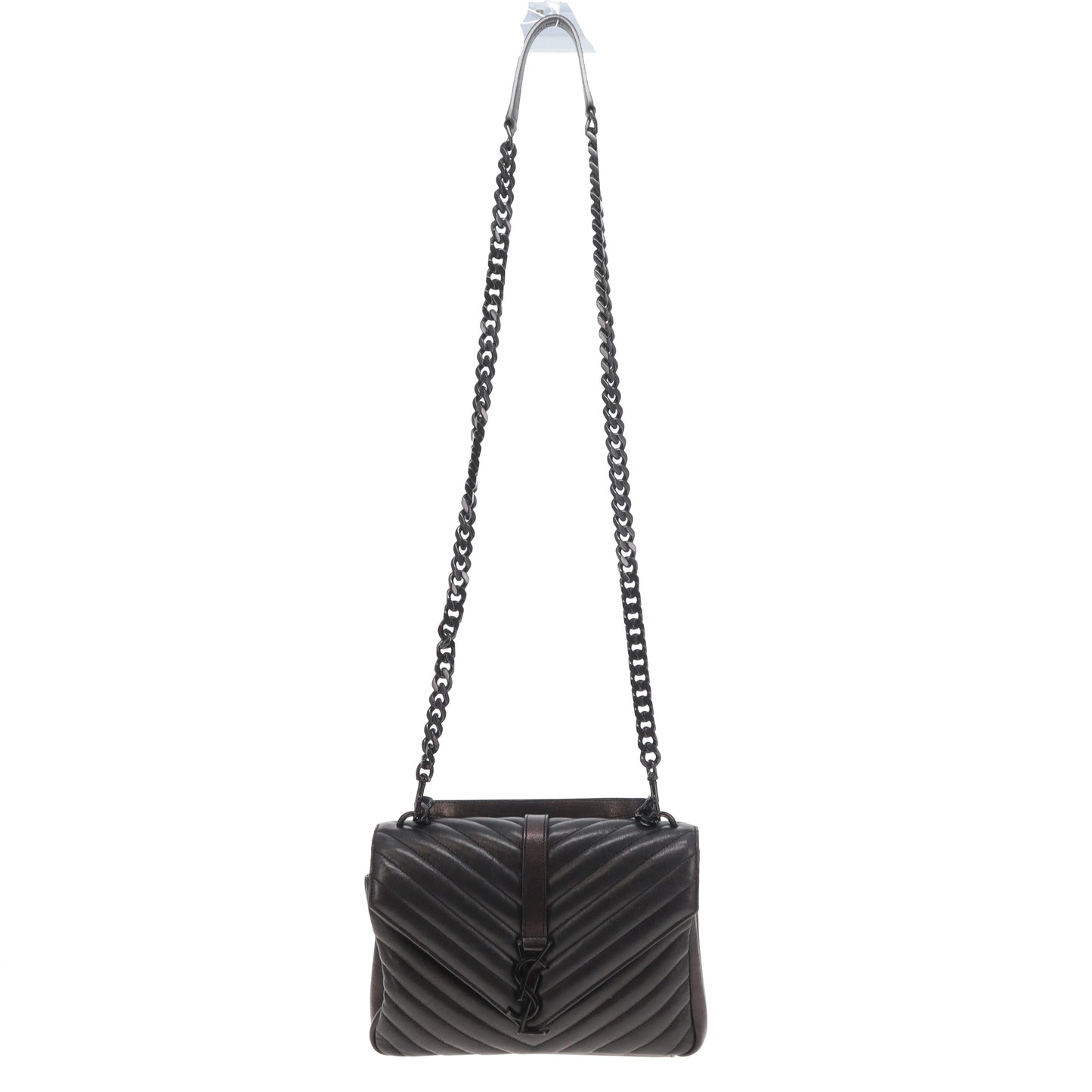 Saint Laurent College Bag Medium DTM Black 2017