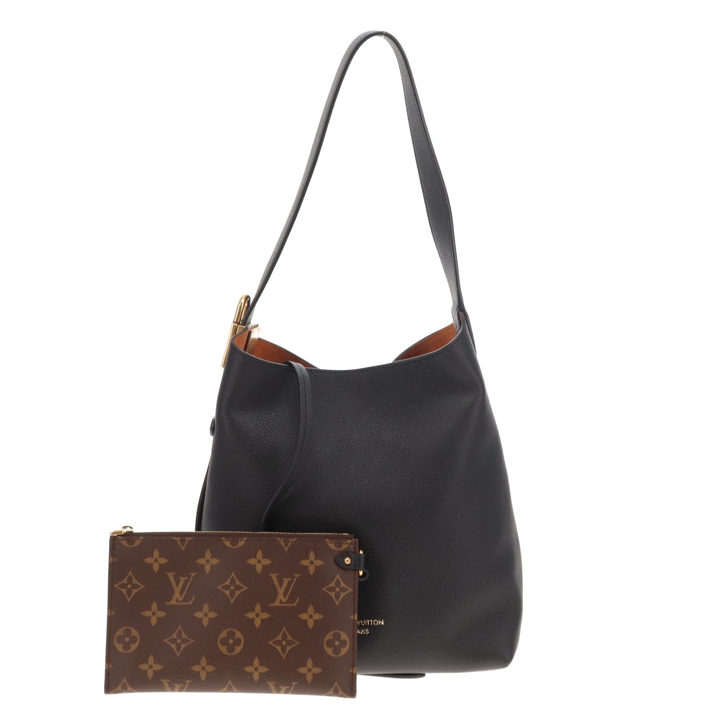 Louis Vuitton Low Key Hobo PM Noir Leather (NFID)
