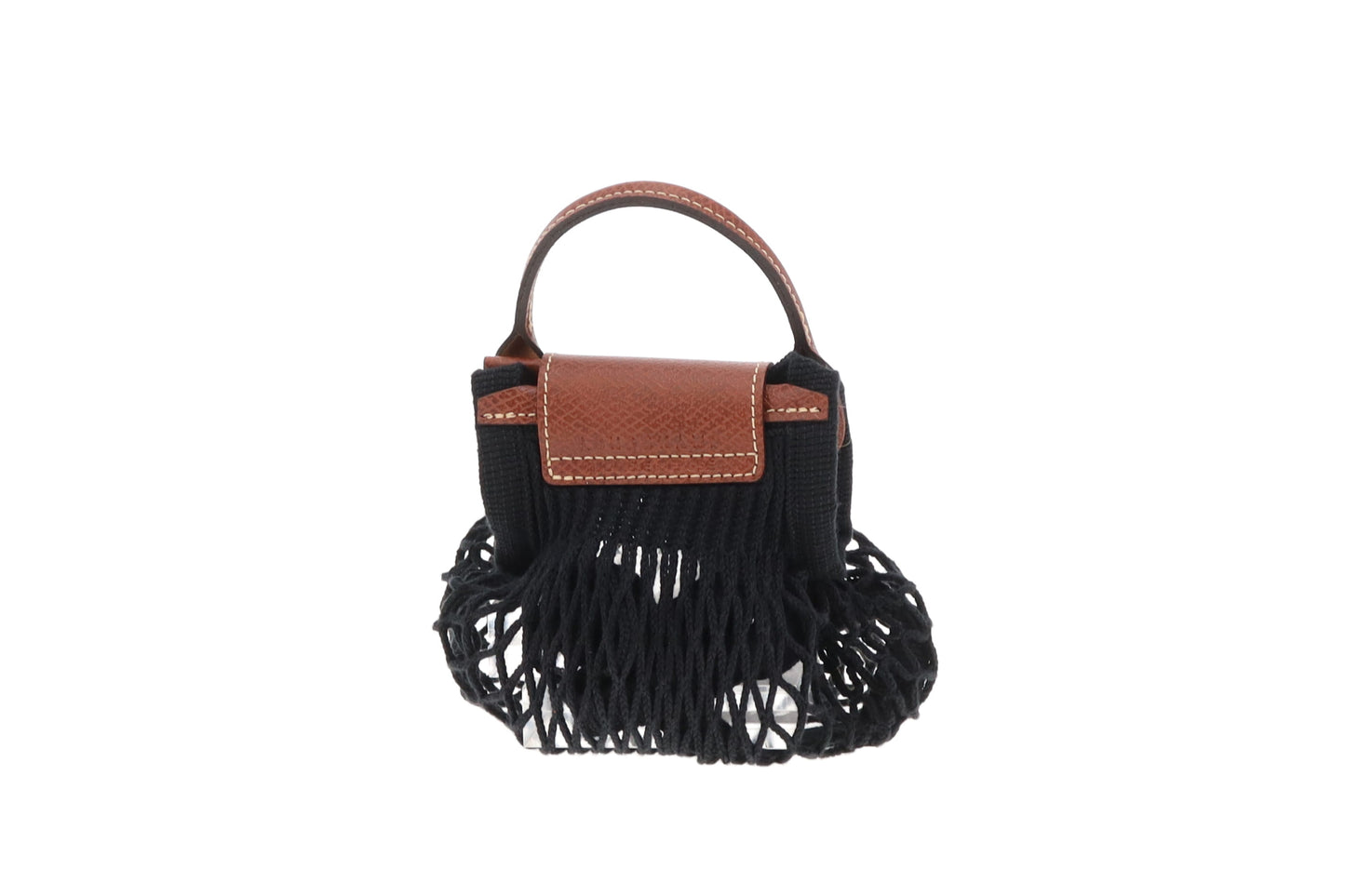 Longchamp Le Pliage Filet Ecru XS Mesh Bag