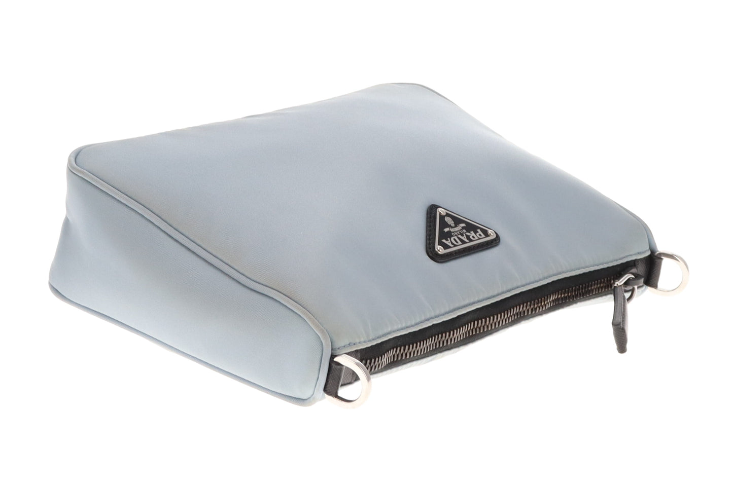 Prada Sky Blue Mens Re-Nylon Crossbody