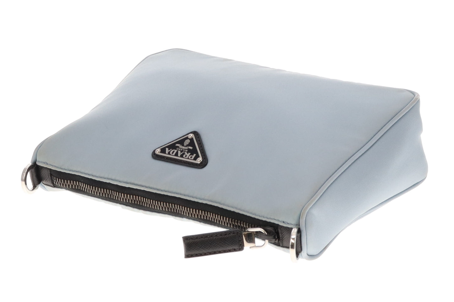 Prada Sky Blue Mens Re-Nylon Crossbody