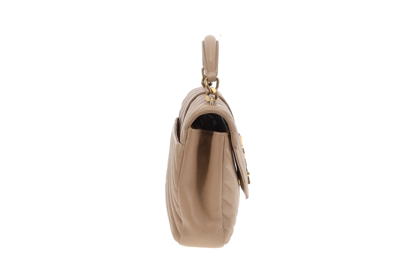 Saint Laurent College Bag Medium Dark Beige GHW 2023