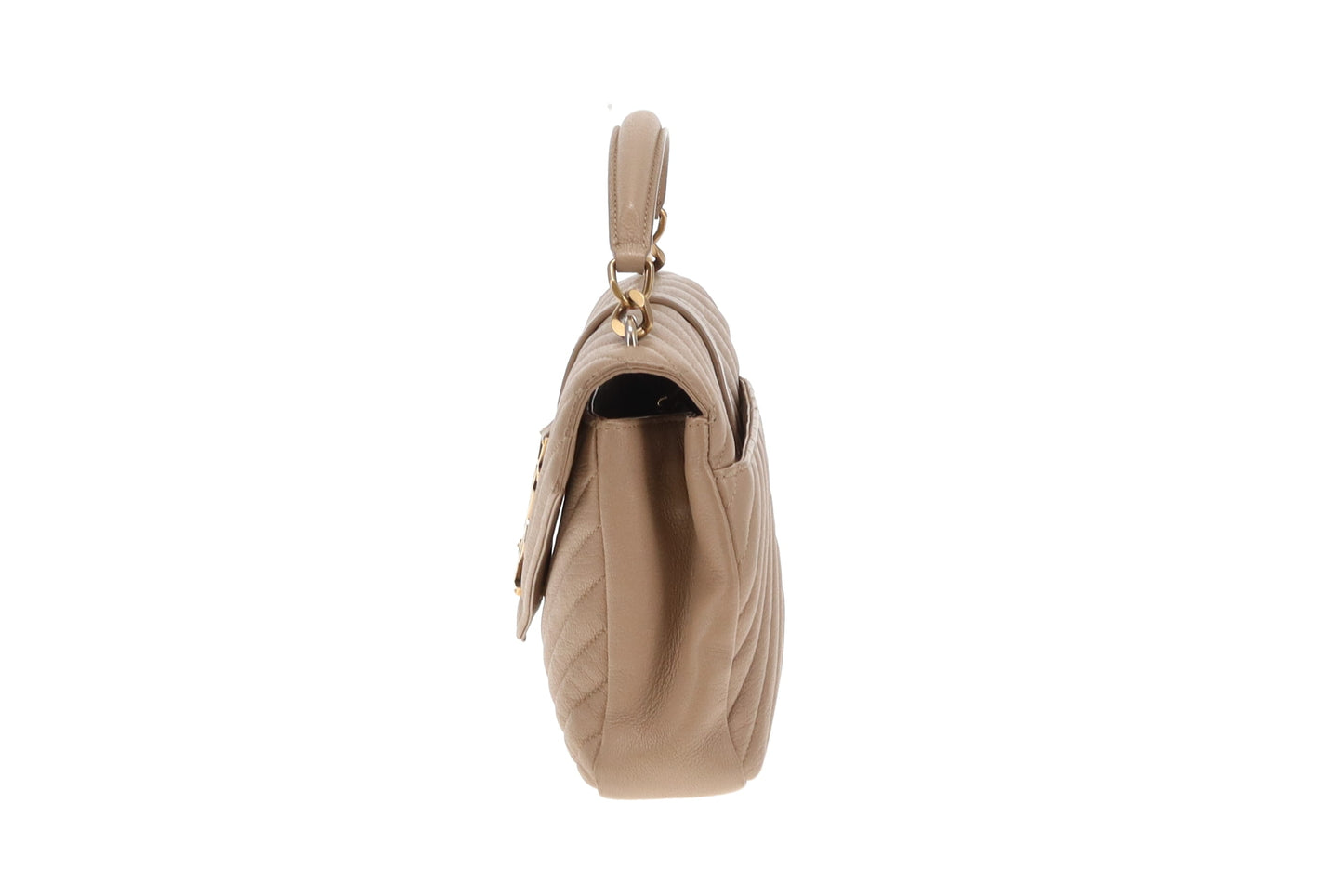 Saint Laurent College Bag Medium Dark Beige GHW 2023