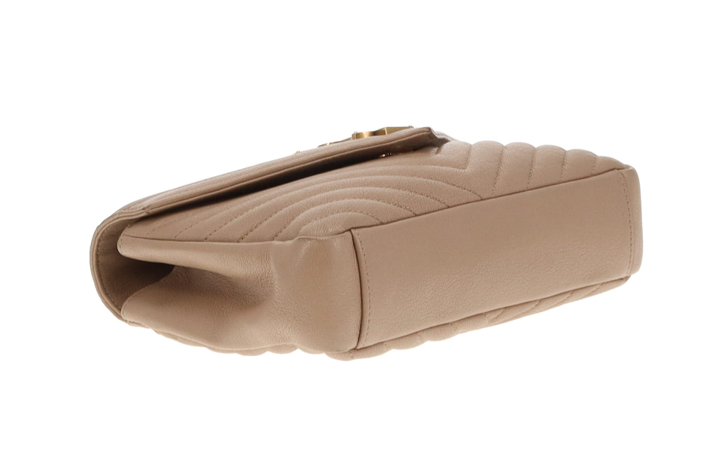 Saint Laurent College Bag Medium Dark Beige GHW 2023