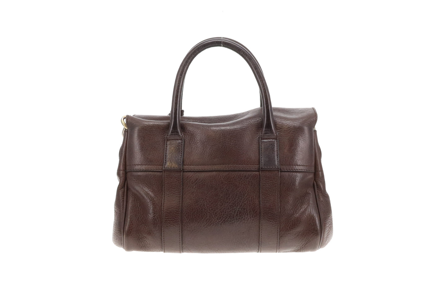 Mulberry Bayswater Satchel with Strap Dark Brown Leather
