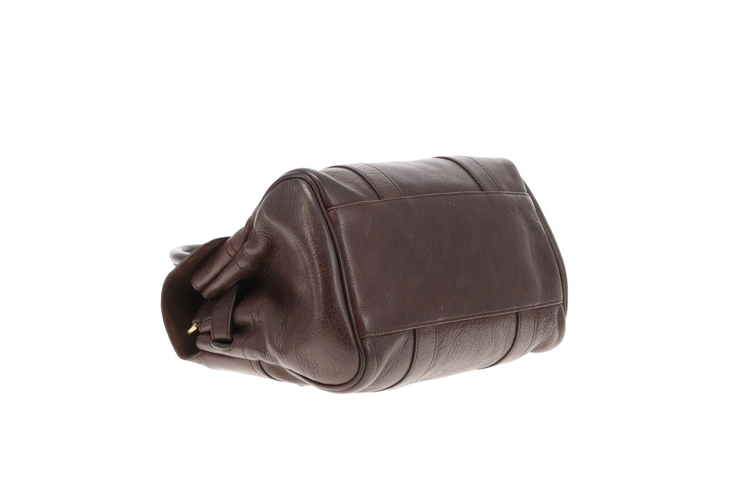 Mulberry Bayswater Satchel with Strap Dark Brown Leather