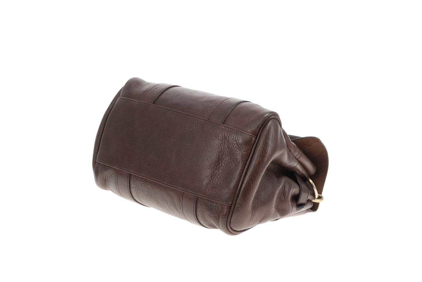 Mulberry Bayswater Satchel with Strap Dark Brown Leather