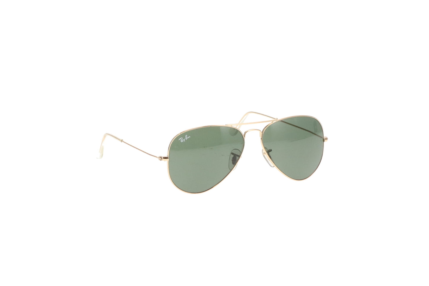 Ray-Ban Large Aviators Green Lens Gold Frame