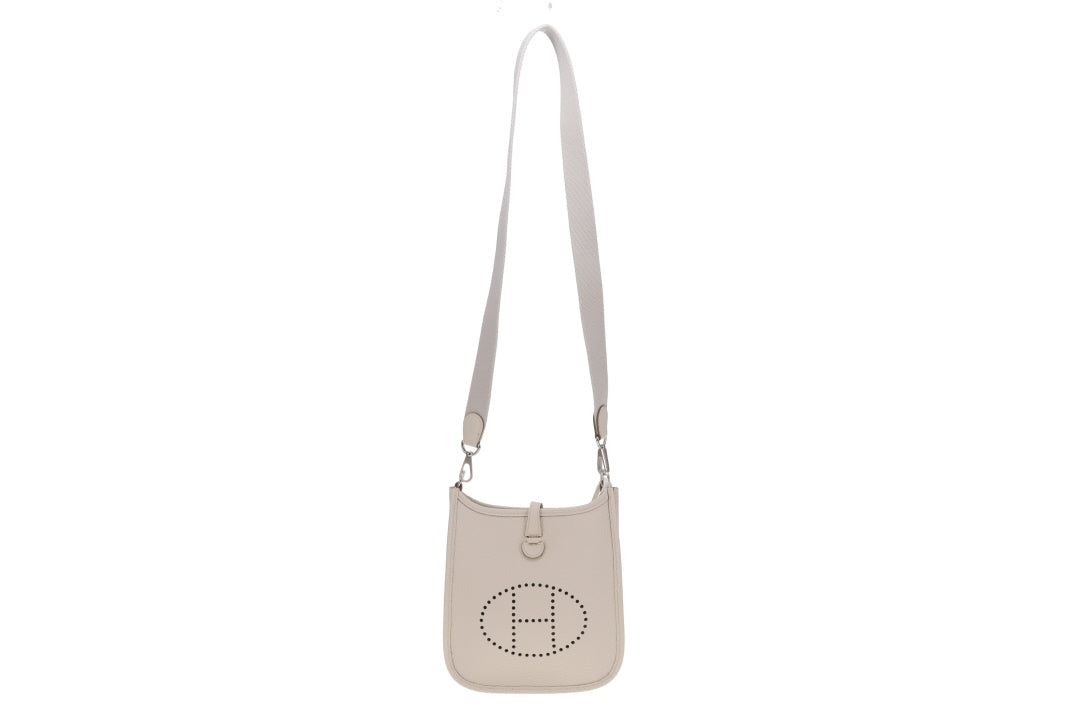 Hermes Evelyne TPM Gris Pale Clemence Leather 2024